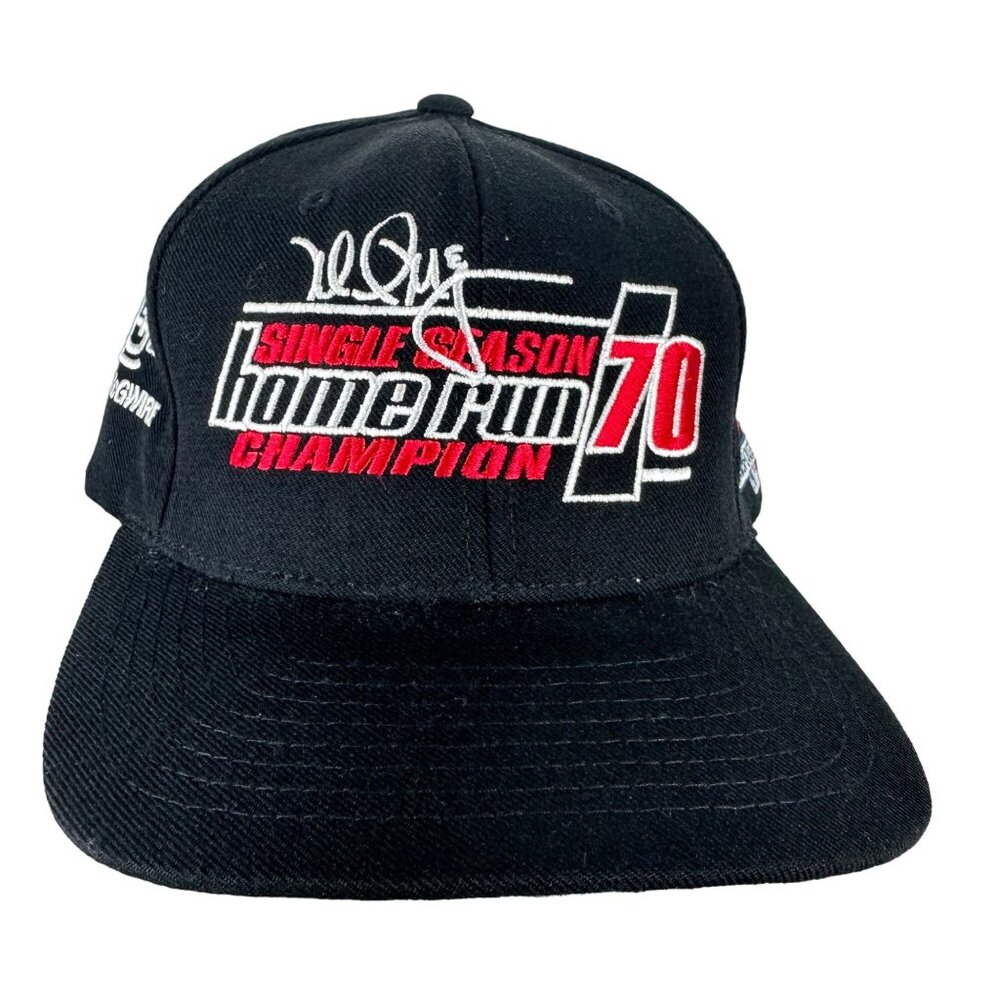 Mark McGuire Snapback Hat New Era Home Run Champion Clubhouse Cap Black